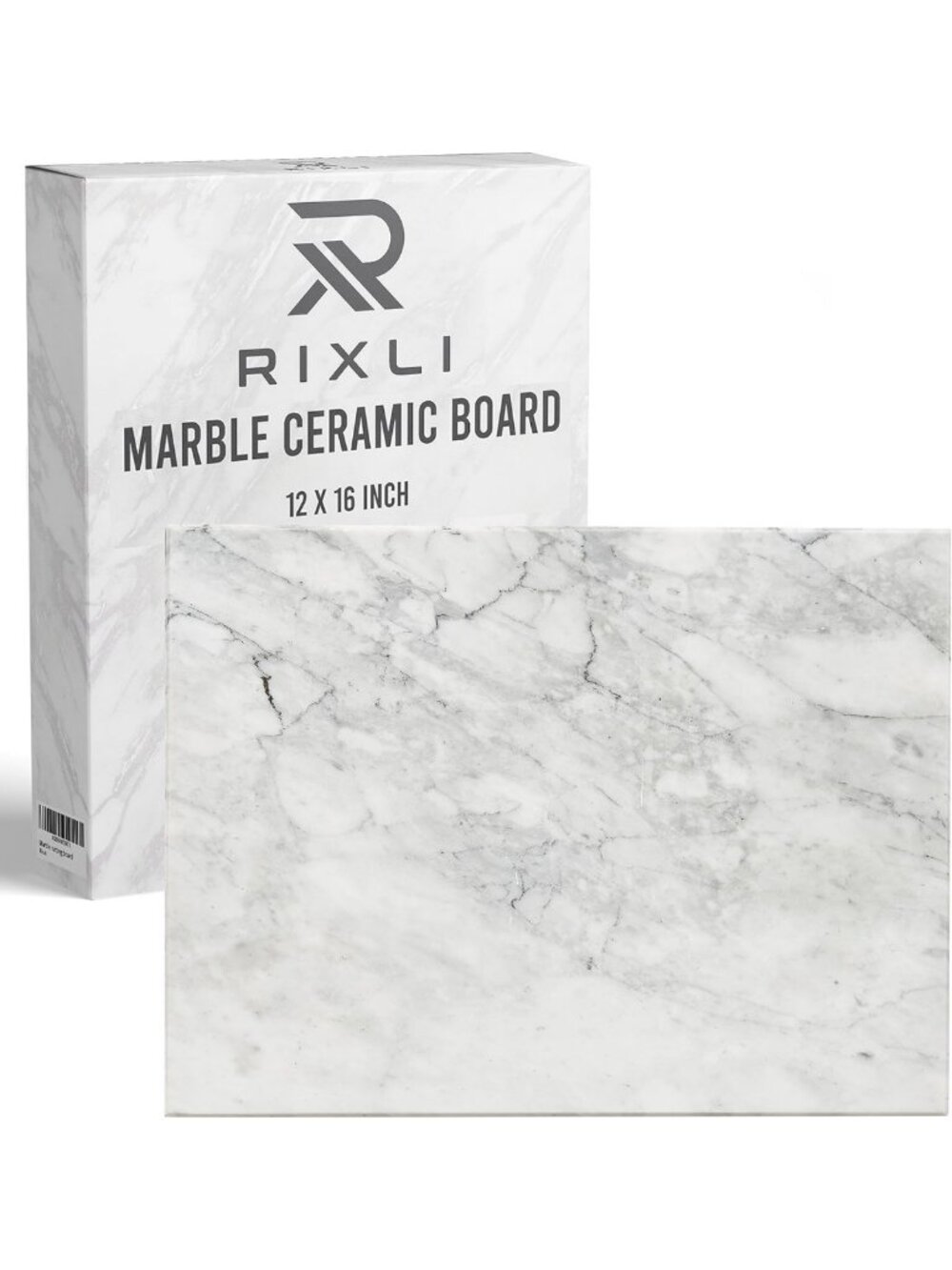 Marble Cutting Board & Charcuterie Tray - Non-Slip, Scratch Resistant, 16"x12